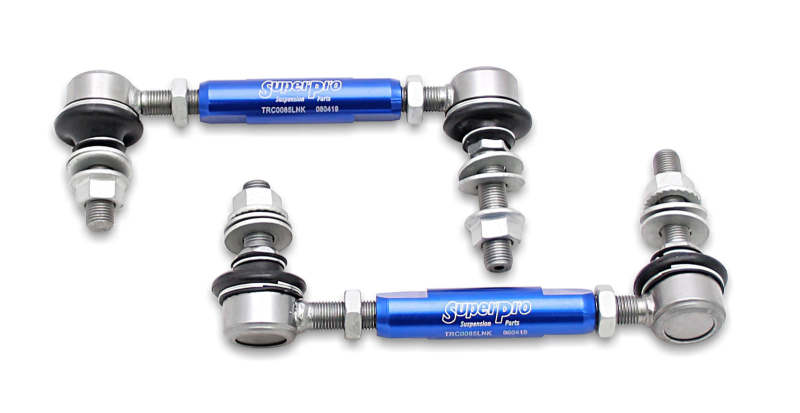 SuperPro 2003 Lexus GX470 Base Front HD Adjustable End Link Set TRC1285L