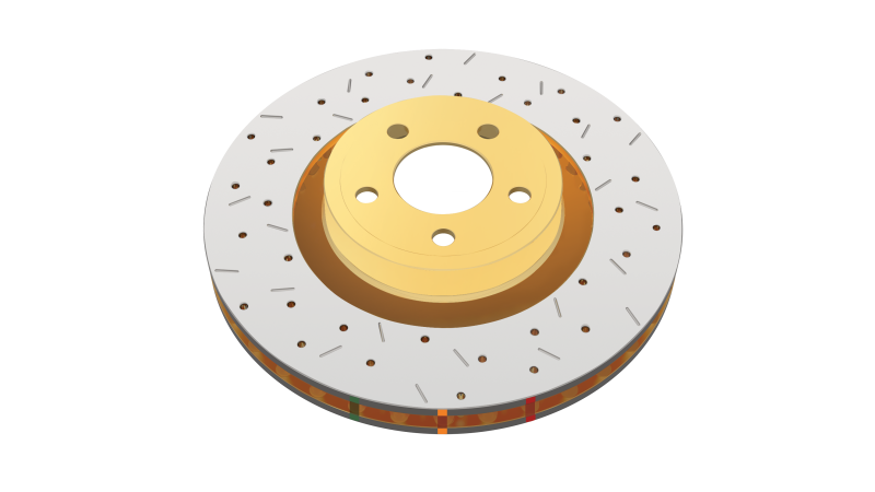 DBA 93-98 Supra Turbo Rear Drilled & Slotted 4000 Series Rotor