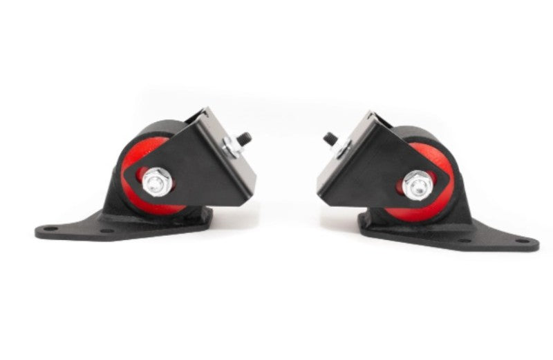 Innovative 90-93 Mazda Miata NA 1.6L Black Steel Replacement Engine Mounts 95A Bushings (No Trans Mount)