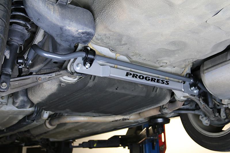 Progress Tech 92-95 Honda Civic / 92-95 Honda Del Sol Tubular Rear Sway Bar (25mm - Adjustable)