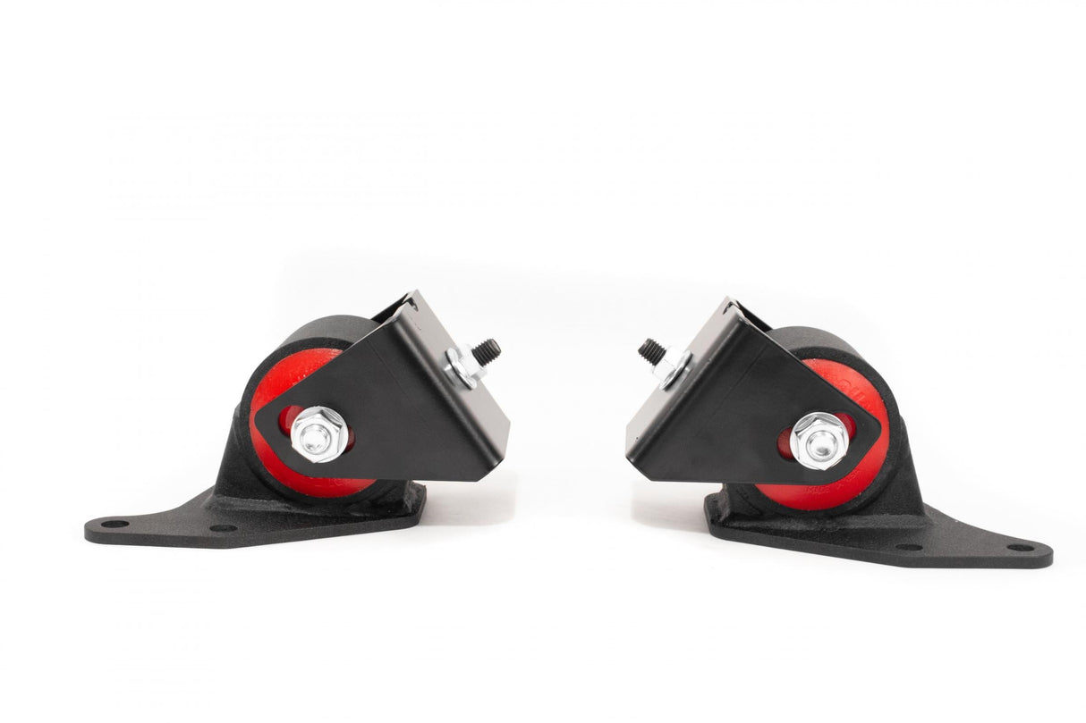 Innovative 90-93 Mazda Miata NA 1.6L Black Steel Replacement Engine Mounts 60A Bushings (No Trans Mount)