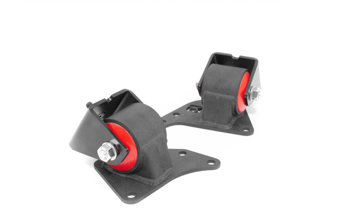 Innovative 99-00 Mazda Miata NB 1.8L Black Steel Replacement Engine Mounts 60A Bushings (No Trans Mount)