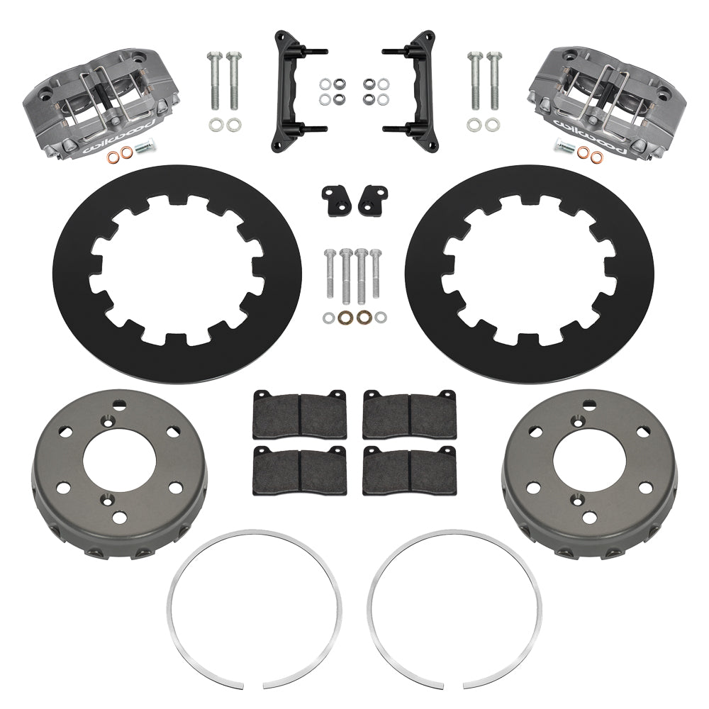 Wilwood four-piston front UTV brake kit with 11.60-inch rotors