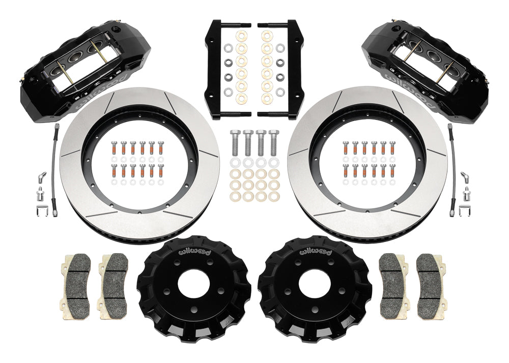 Wilwood 140-18207 Ram 1500 front brake kit components and hardware