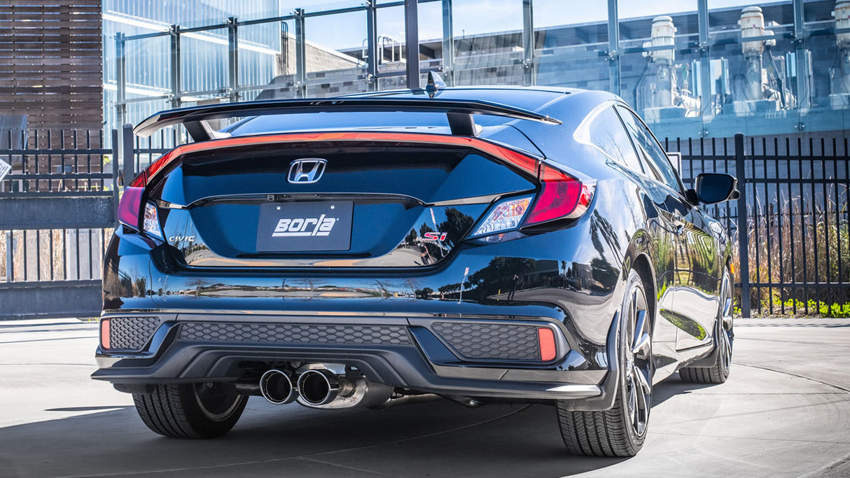 Borla S-Type CatBack Exhaust System 17-20 Civic Si Coupe Turbo