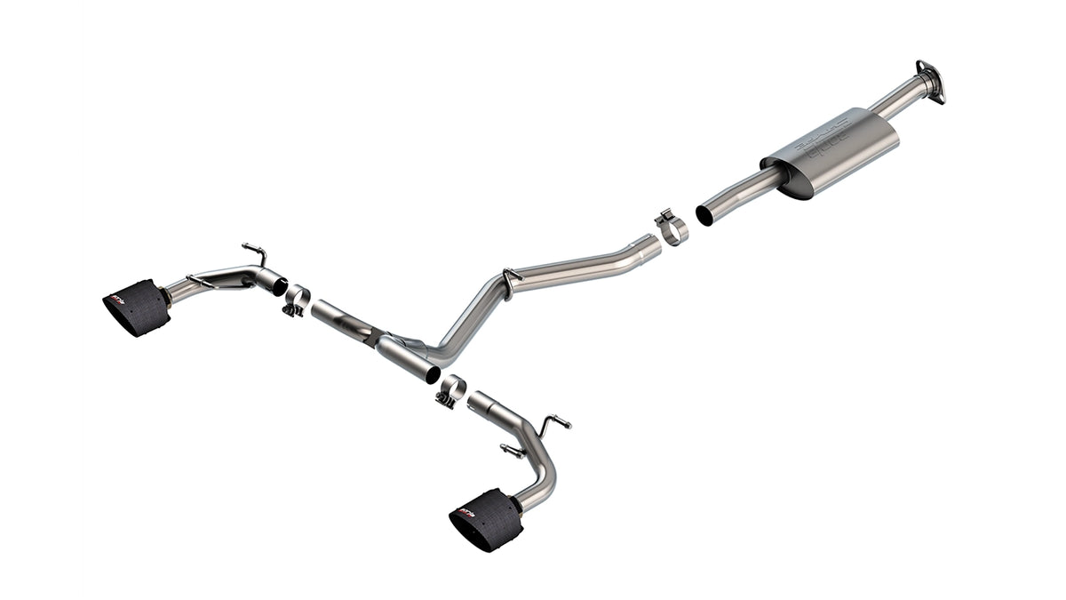 Borla 140909CFBA S-Type Cat-Back exhaust for 2022–2026 Subaru BRZ Toyota GR86 2.4L