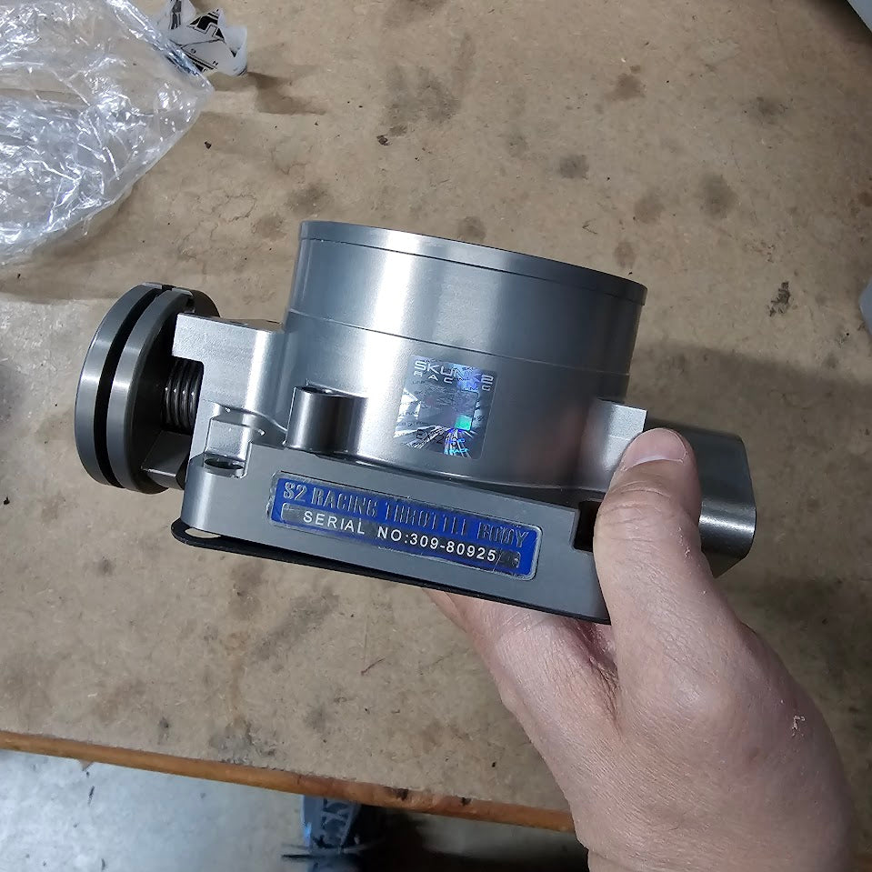 Skunk2 Pro Series 90mm Billet Throttle Body Silver - Clearance item, only 1 at this price