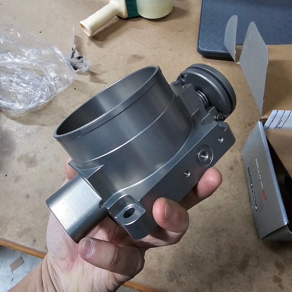 Skunk2 Pro Series 90mm Billet Throttle Body Silver - Clearance item, only 1 at this price