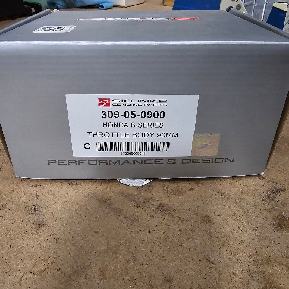 Skunk2 Pro Series 90mm Billet Throttle Body Silver - Clearance item, only 1 at this price