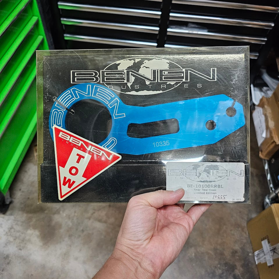 Genuine Benen Rear Tow Hook Blue (only 3 pcs left)