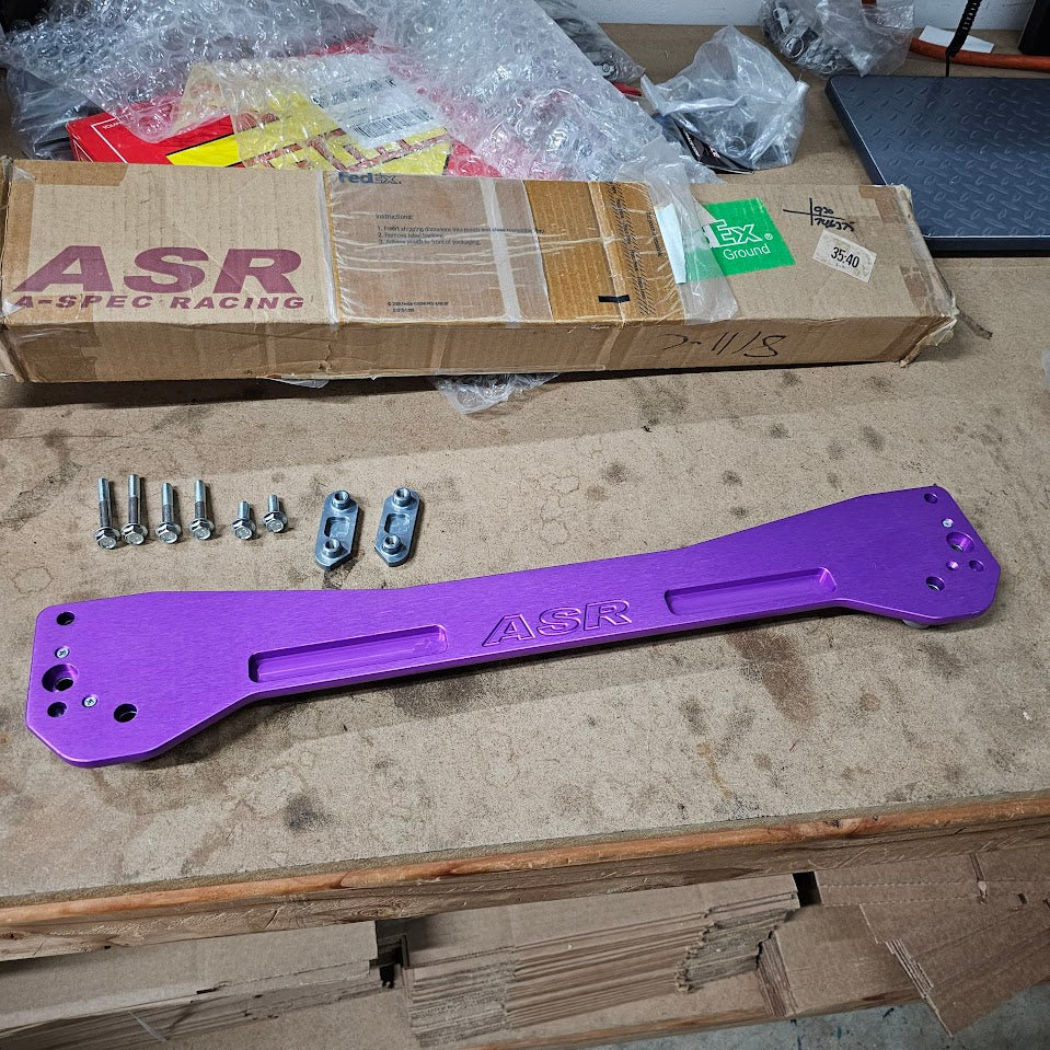 ASR 96-00 Civic EK Rear Subframe Brace Purple