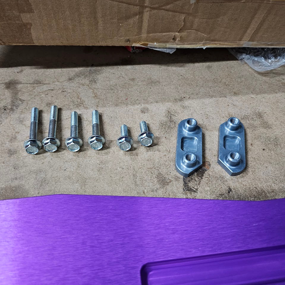 ASR 96-00 Civic EK Rear Subframe Brace Purple