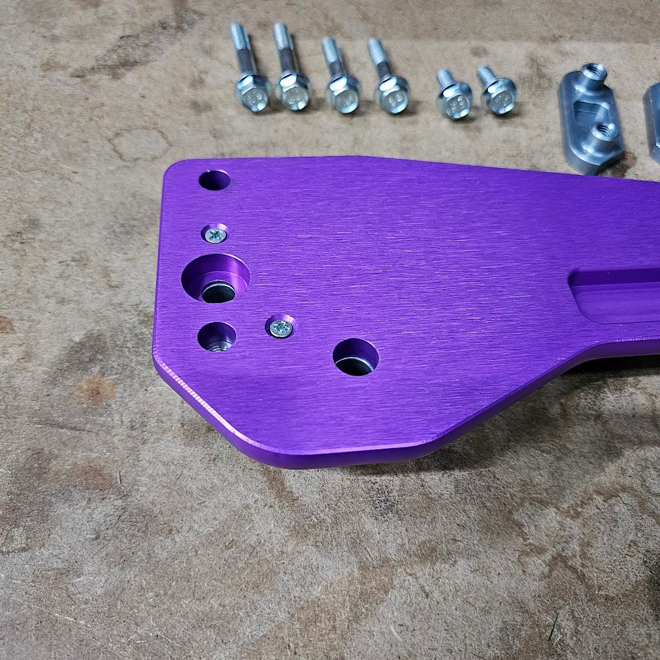ASR 96-00 Civic EK Rear Subframe Brace Purple