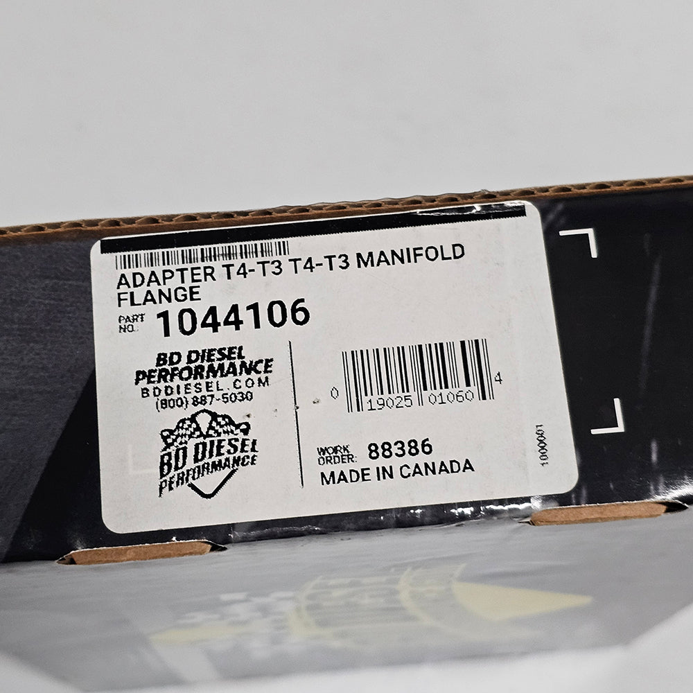 BD Diesel T3 to T4 Adapter Exhaust Manifold Flange (Clearance item)