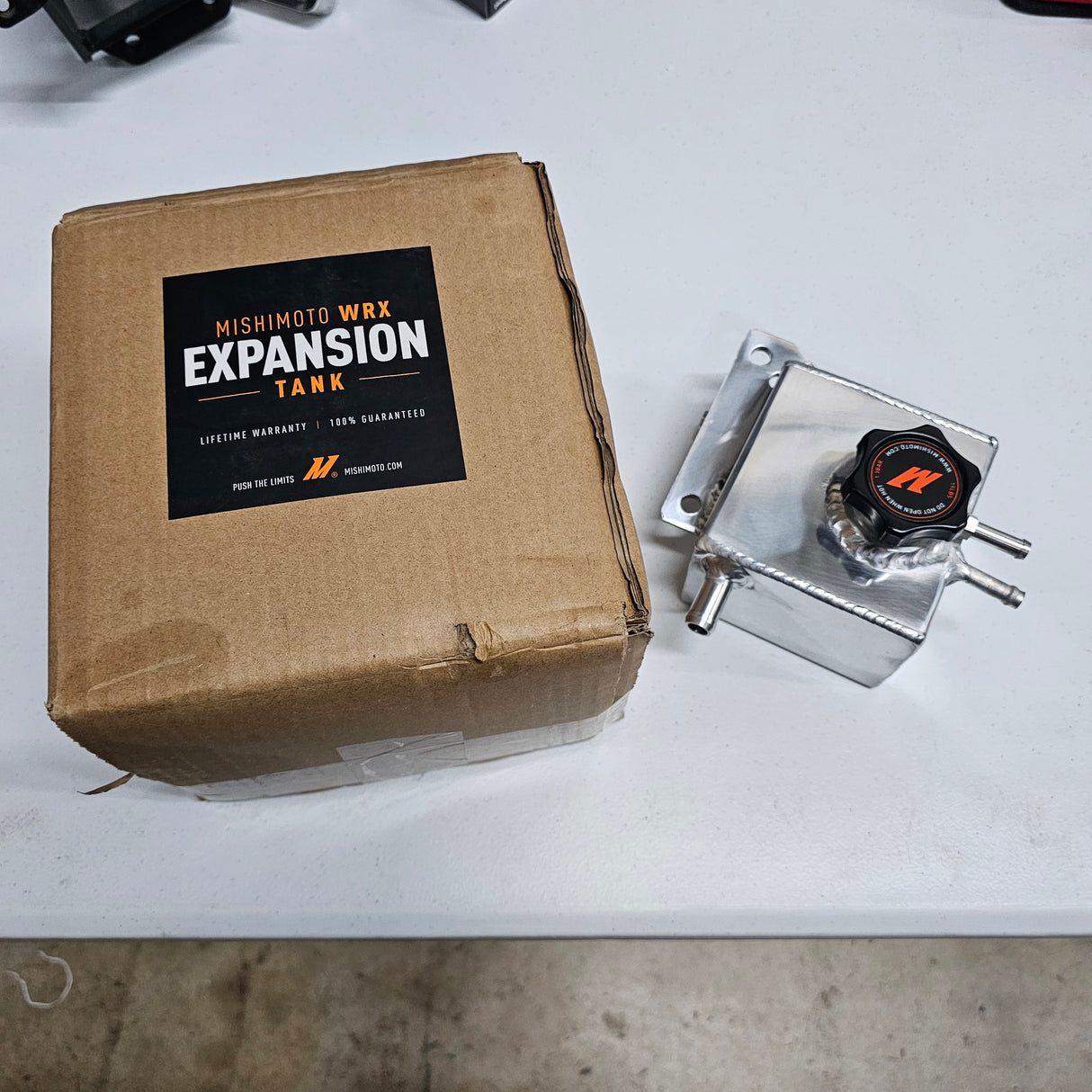 Aluminum Coolant Expansion Tank fits Subaru WRX 2002-2007 / STI 2004-2016 (Ver. 1)