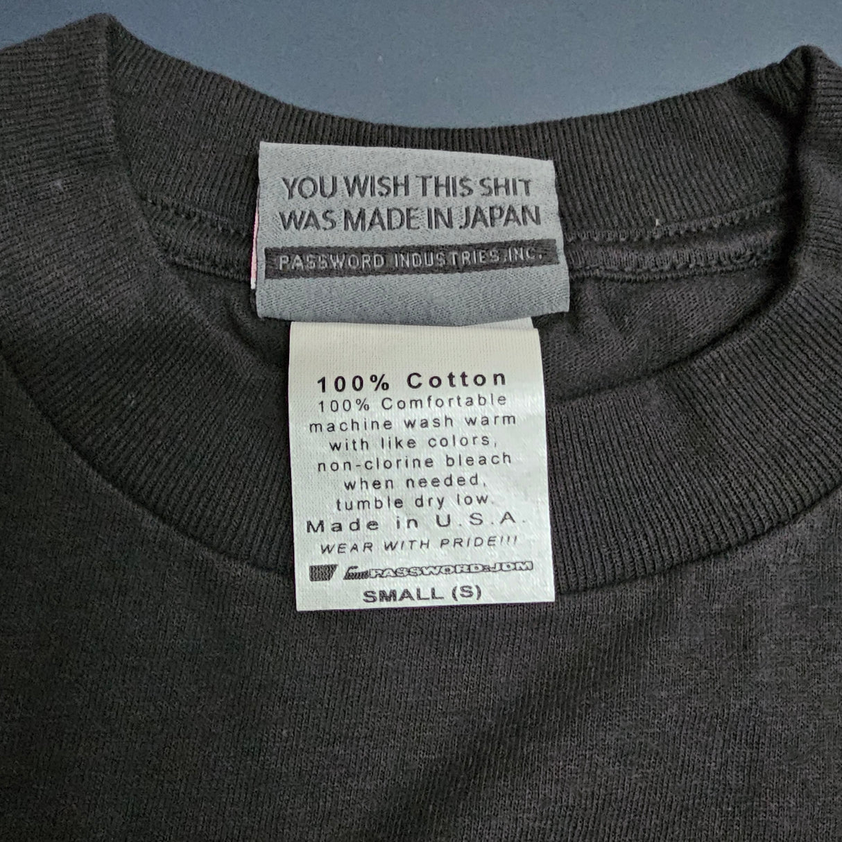 Rare Password JDM Rising Sun T-Shirt Men Small Size Tag