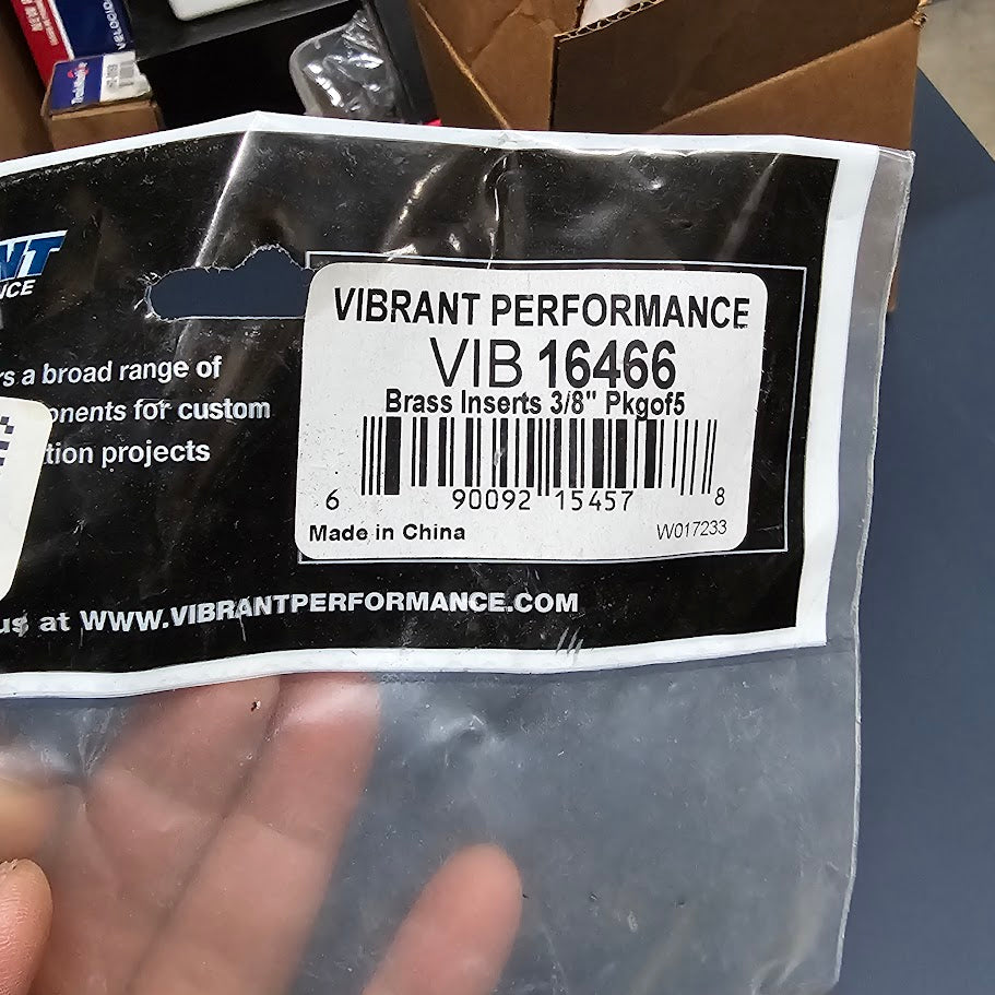 Vibrant 3/8 Brass Olives Part number view