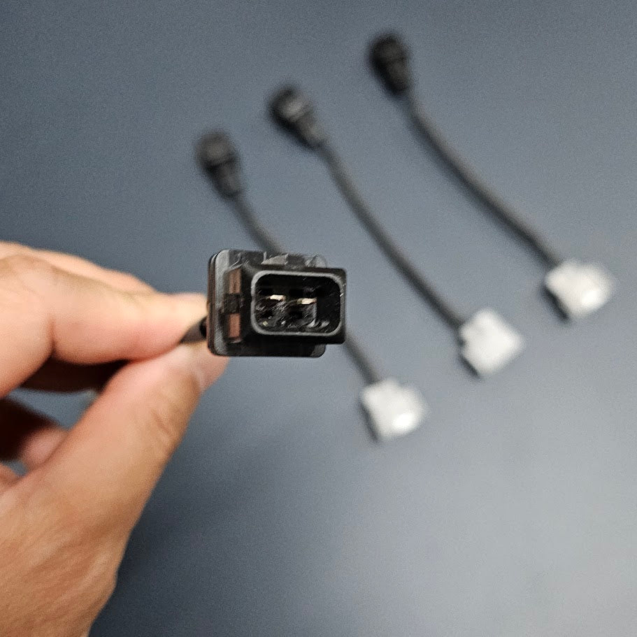 Rywire OBD1 to RDX Injector Jumpers OBD1 Side Pins View