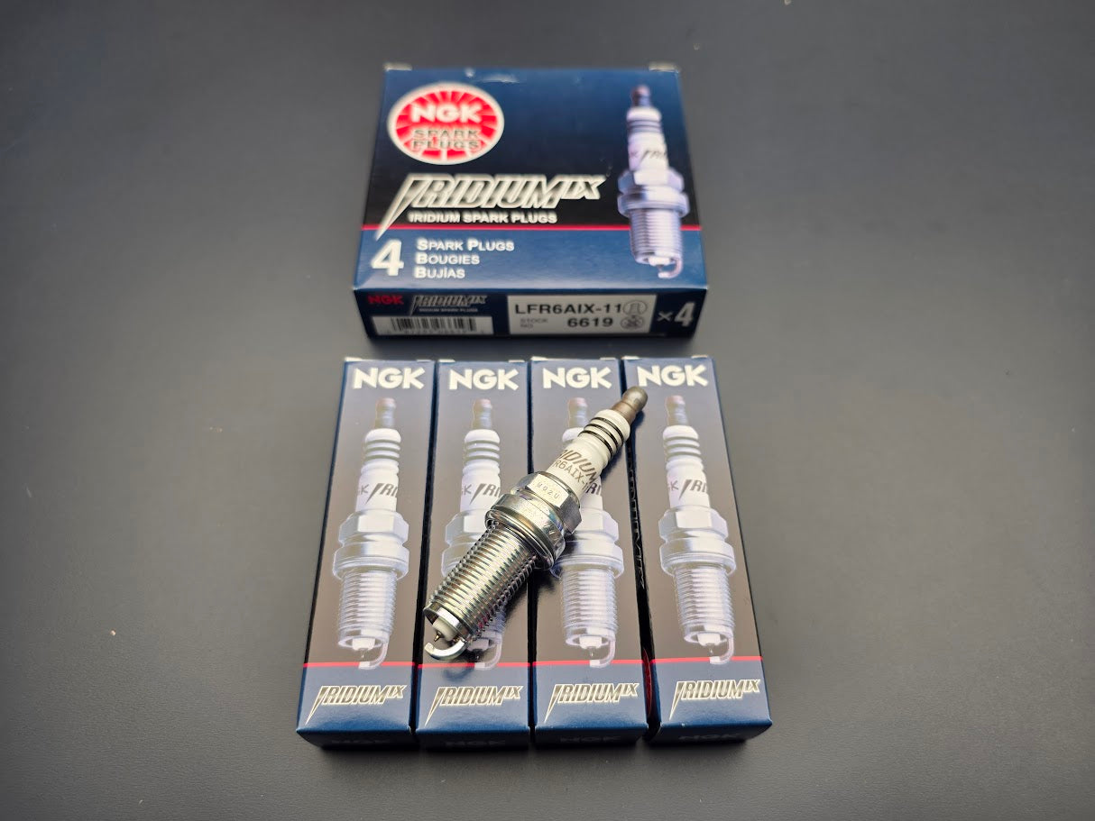 NGK LFR6AIX-11 Iridium IX spark plugs 6619 set of 4 plugs