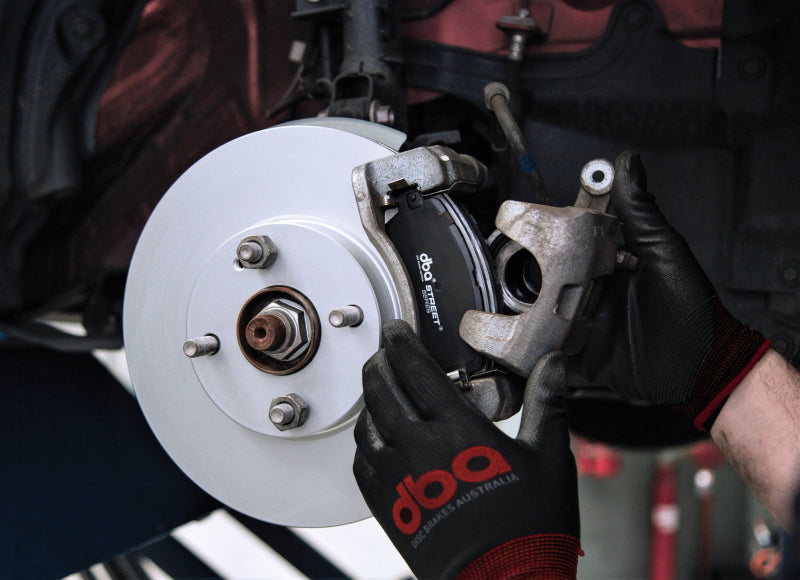 DBA 98-06 WRX Upgrade to STi Calipers w/ Standard 170mm Handbrake Rear Slotted Street Series Rotor