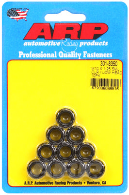 ARP M10x1.25 Low Head 12PT Black Oxide Nut Kit - 10 PK