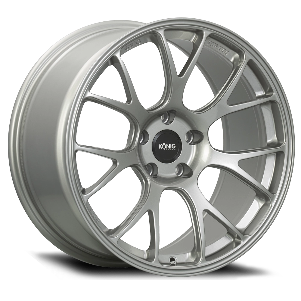 Konig Forged F1M 18X8.5 5X114.3 ET35 Ash Silver Knurled Bead