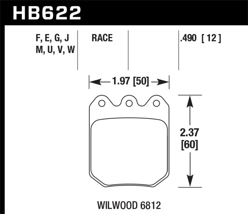 Hawk DTC-30 Brake Pads | HB622W.490
