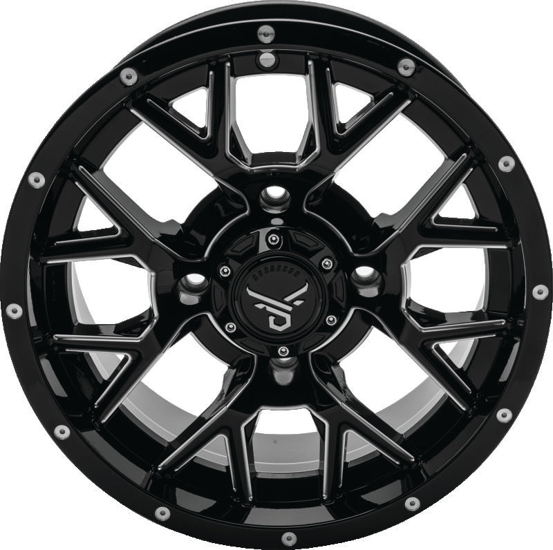 QuadBoss Barbwire 14X7 - 5+2 - 4/110 - Milled