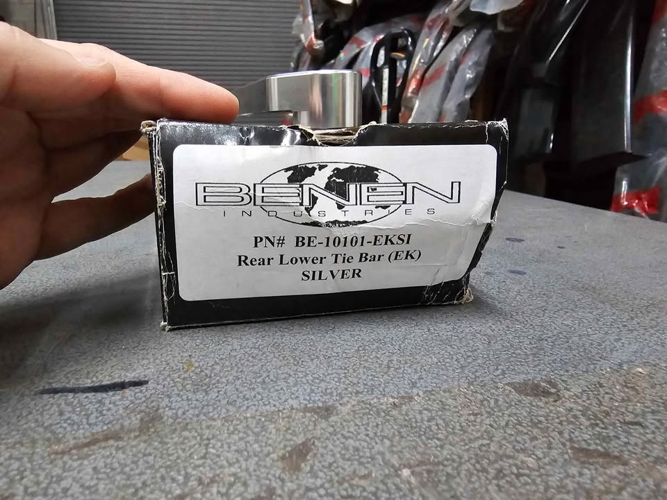 Benen Rear Lower Tie Bar Silver 96-00 Civic EK (Limited Qty)