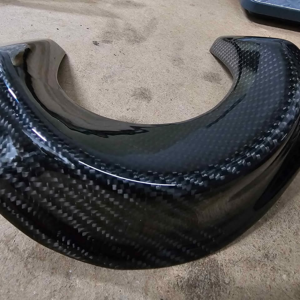 NRG G35 Coupe 03-06 Rear Carbon Fiber Bumper Exhaust Shields (Last 1 left)