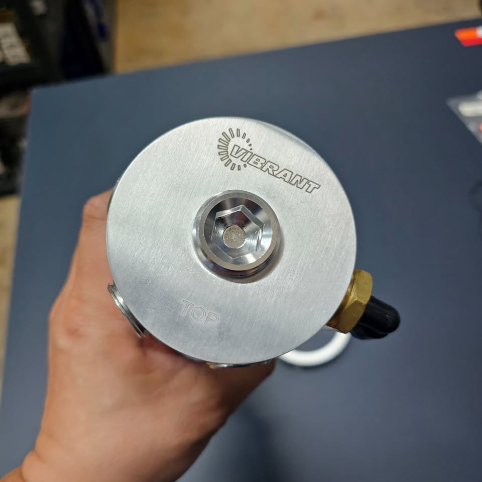 OG Vibrant Oil Catch Can Silver 12688 Top View