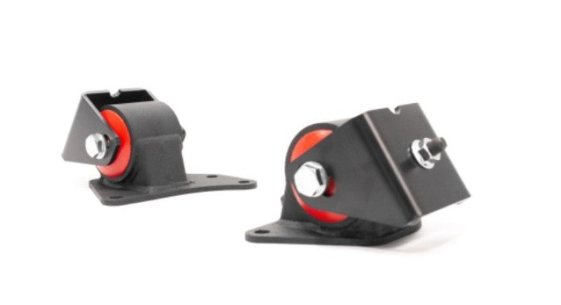 Innovative 94-97 Mazda Miata NA 1.8L Black Steel Replacement Engine Mounts 75A Bushings (No Trans Mount)