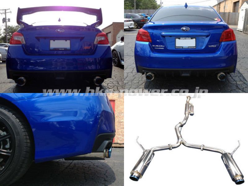 HKS Hi-Power Muffler WRX STI/WRX 2015 US | 31006-BF001