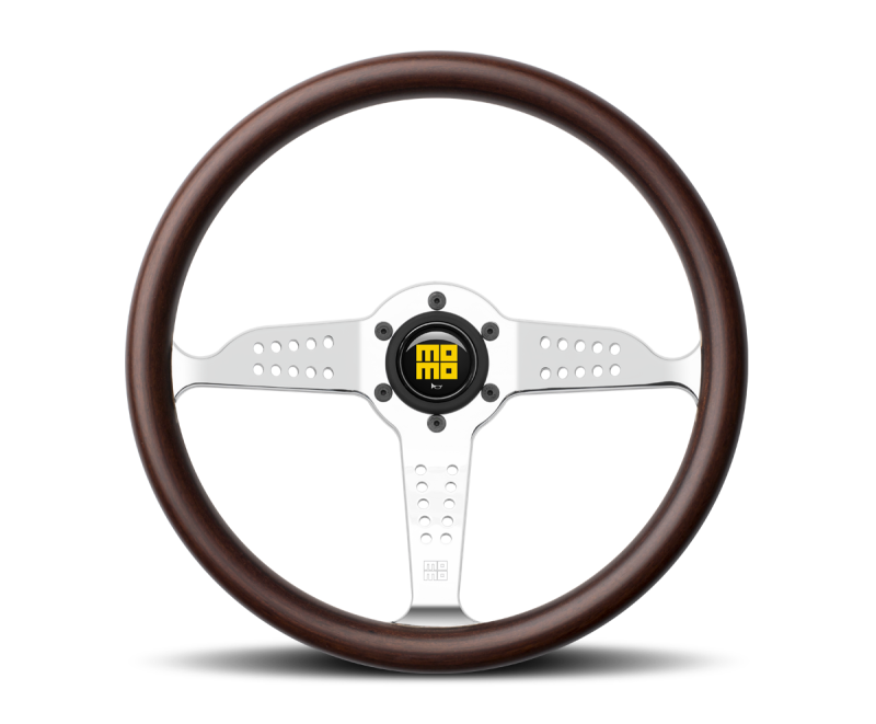 Momo Super Grand Prix Steering Wheel 350mm Mahogany Wood/Pol Spokes