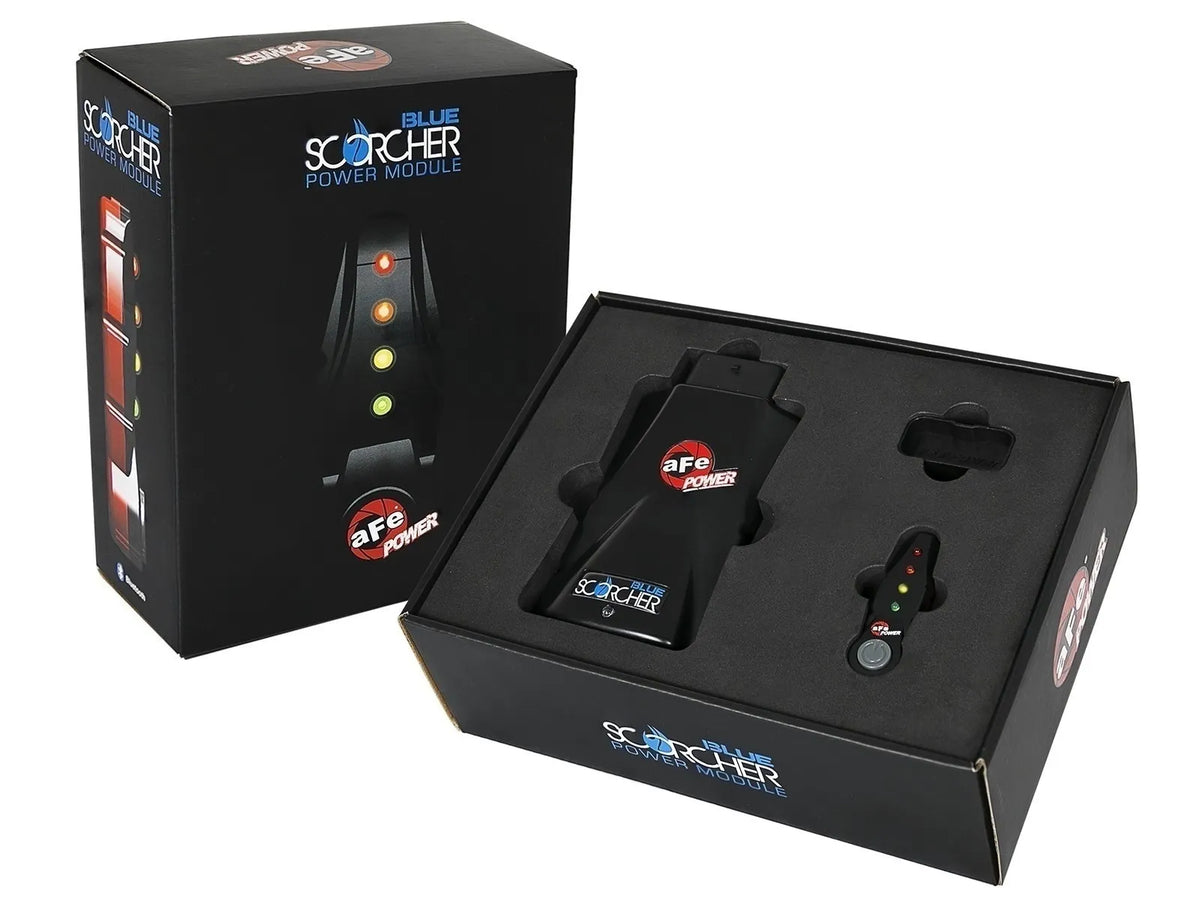 aFe SCORCHER BLUE Bluetooth power module for Toyota Tundra and Sequoia i-FORCE MAX hybrid - in packaging