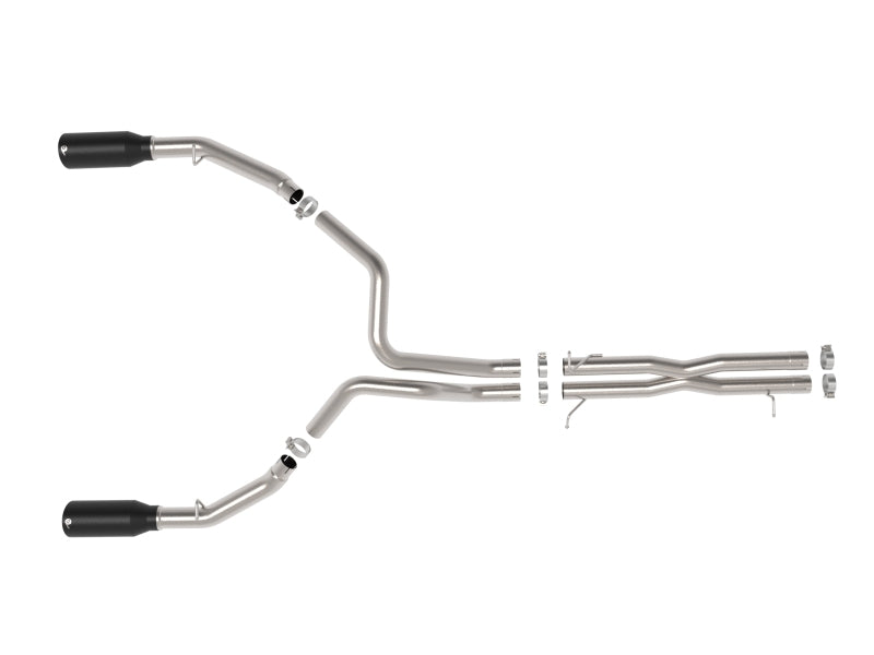 aFe 2025 Dodge RAM 1500 Vulcan Series 304 Stainless Steel Cat-Back Exhaust System w/ Black Tip