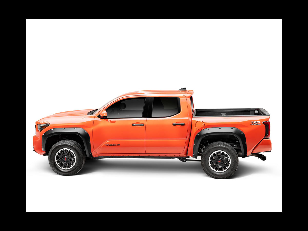 Husky Liners matte black pocket style fender flares for 2024–2026 Toyota Tacoma Side View