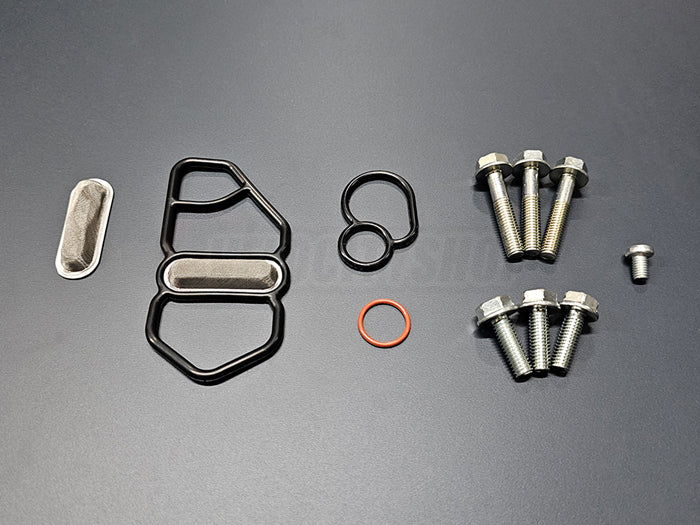 OEM Honda B-series VTEC solenoid gasket kit with bolts for B16A/B18C engines