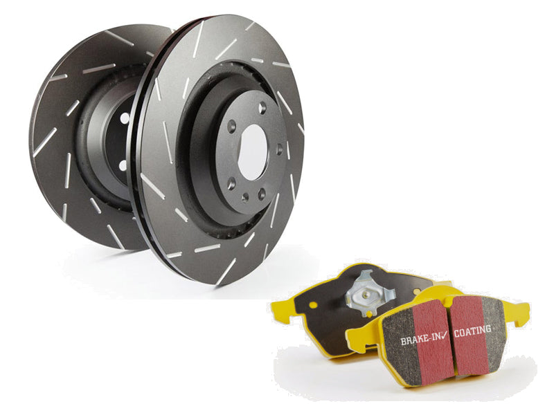 EBC S5 Kits Yellowstuff Brake Pads and GD Brake Rotors (Rear)