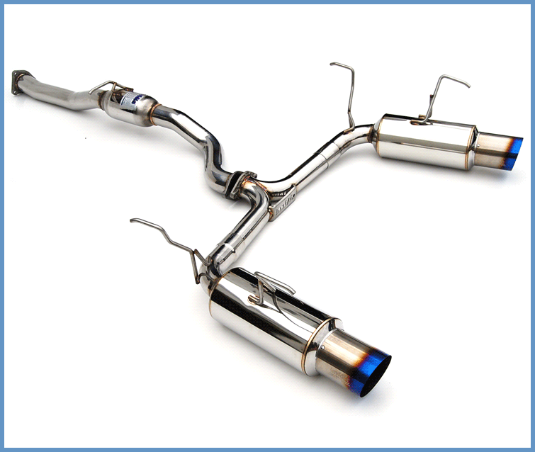 Invidia 2000-2009 S2000 70mm Dual Titanium Tip Catback Exhaust