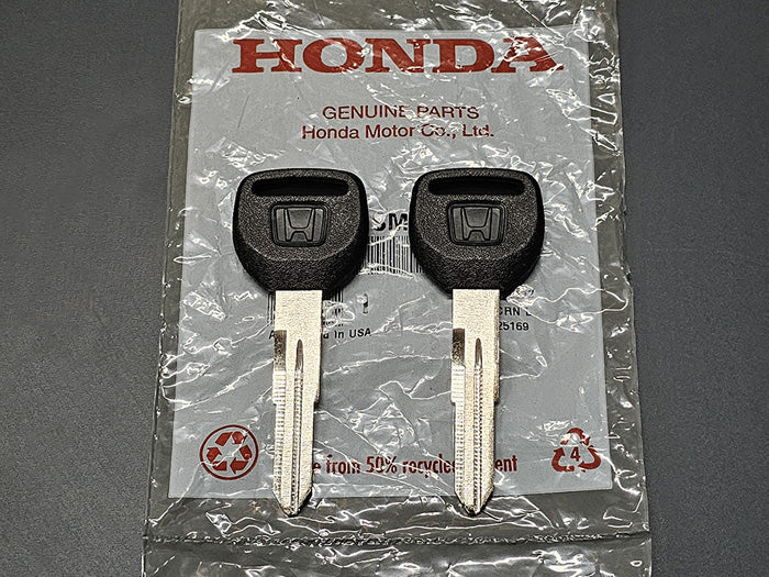OEM Honda “H” Logo Blank Key Set – 2-Piece (Uncut)