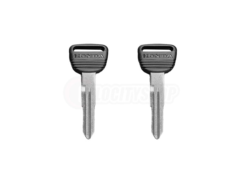 Genuine Honda OEM 90s blank key set white background