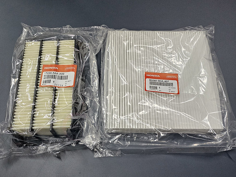 10th Gen Civic 1.5T OEM air & cabin filter kit 2016-2021