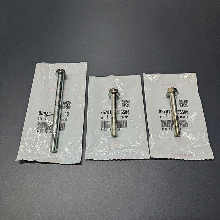 Factory Honda alternator bolts K24 for TSX, Accord, and Element with packaging