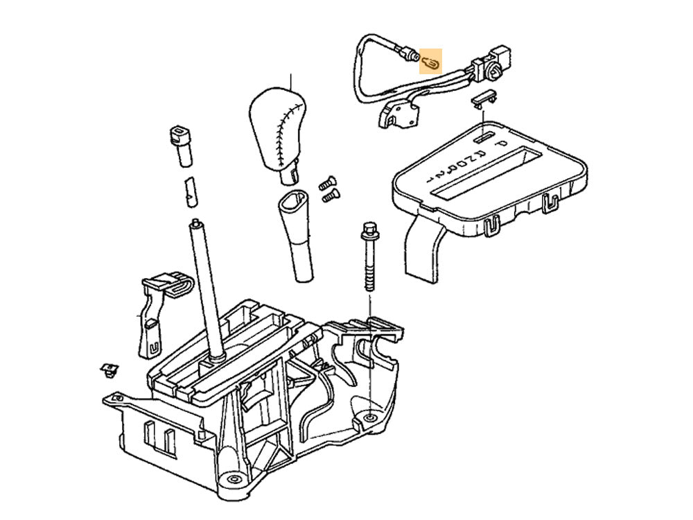 OEM Honda Automatic Transmission Shifter Drive Selector T5 Light bulb 14V / 1.4W