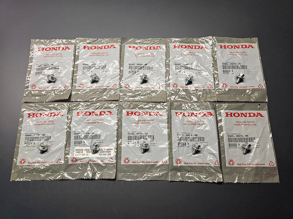 oem honda fender bolts and washers 10 piece kit