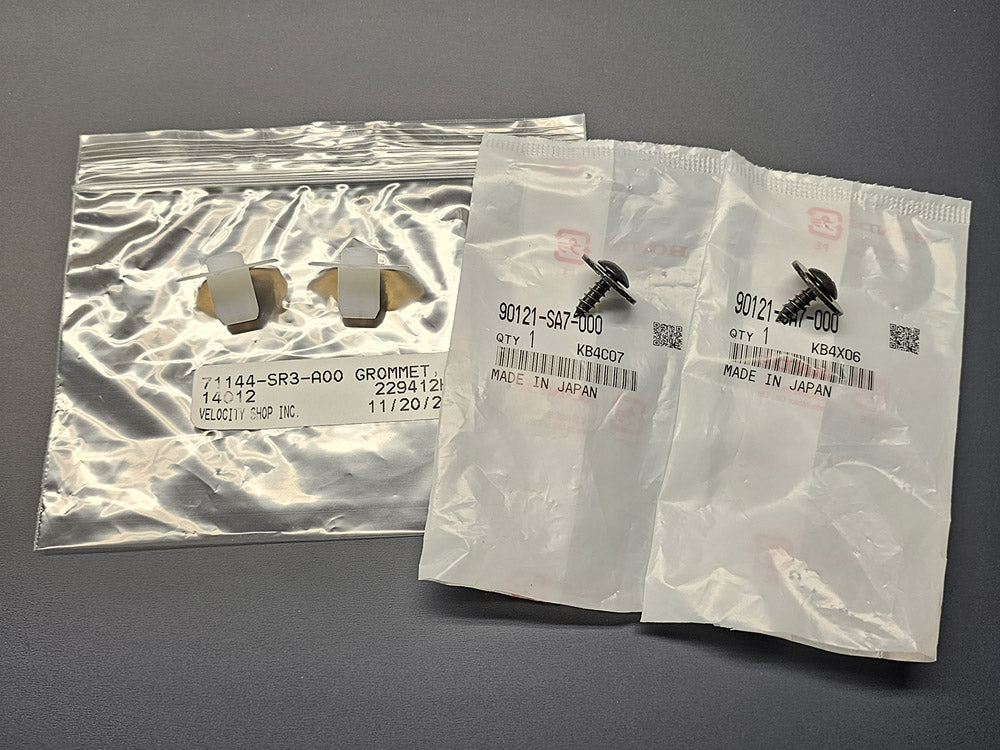 Honda Bumper Hardware Kit on Packaging – Genuine Components