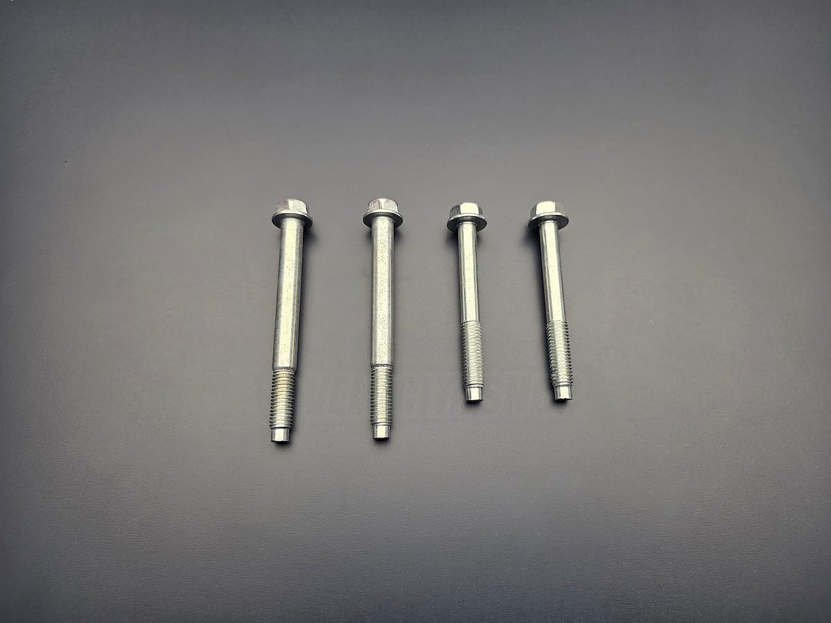 Honda Acura K24A2 AC compressor mounting bolt set with 2 long and 2 short bolts