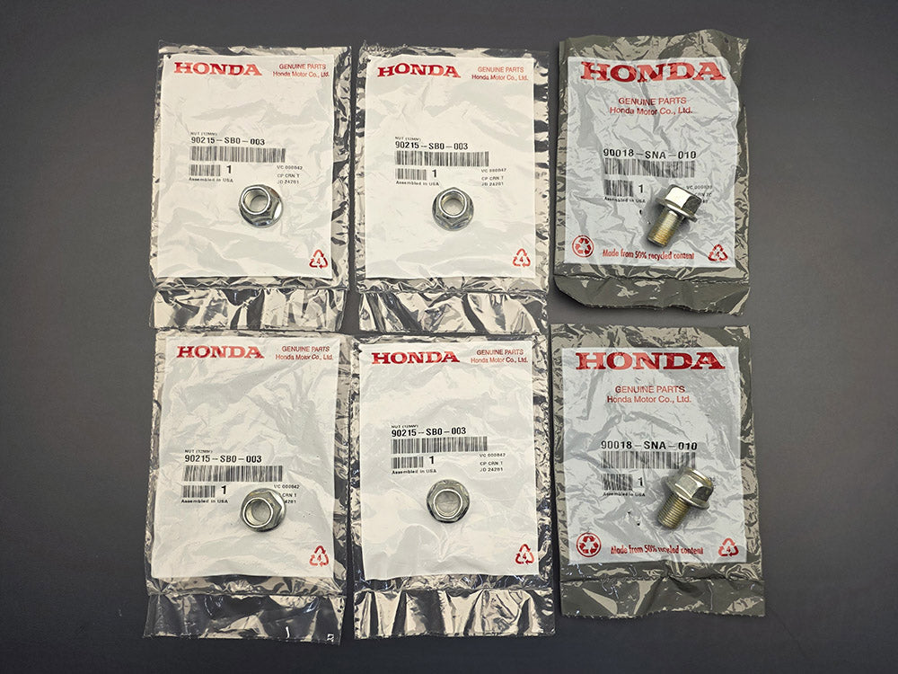 OEM Honda front lower ball joint hardware kit for 2006-2011 Civic Si