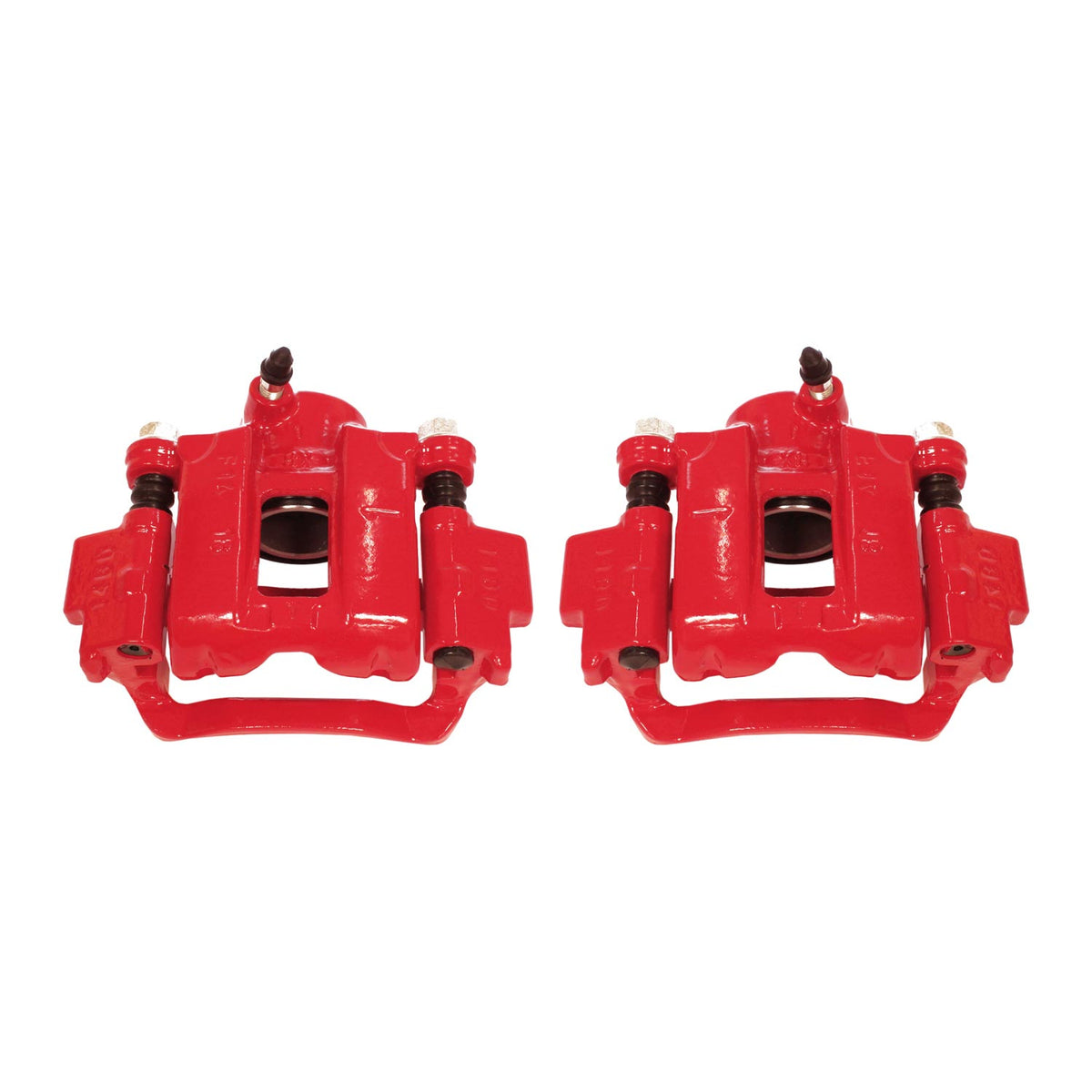 PowerStop S2736 red rear brake caliper pair with brackets for 2010–2023 Lexus GX460